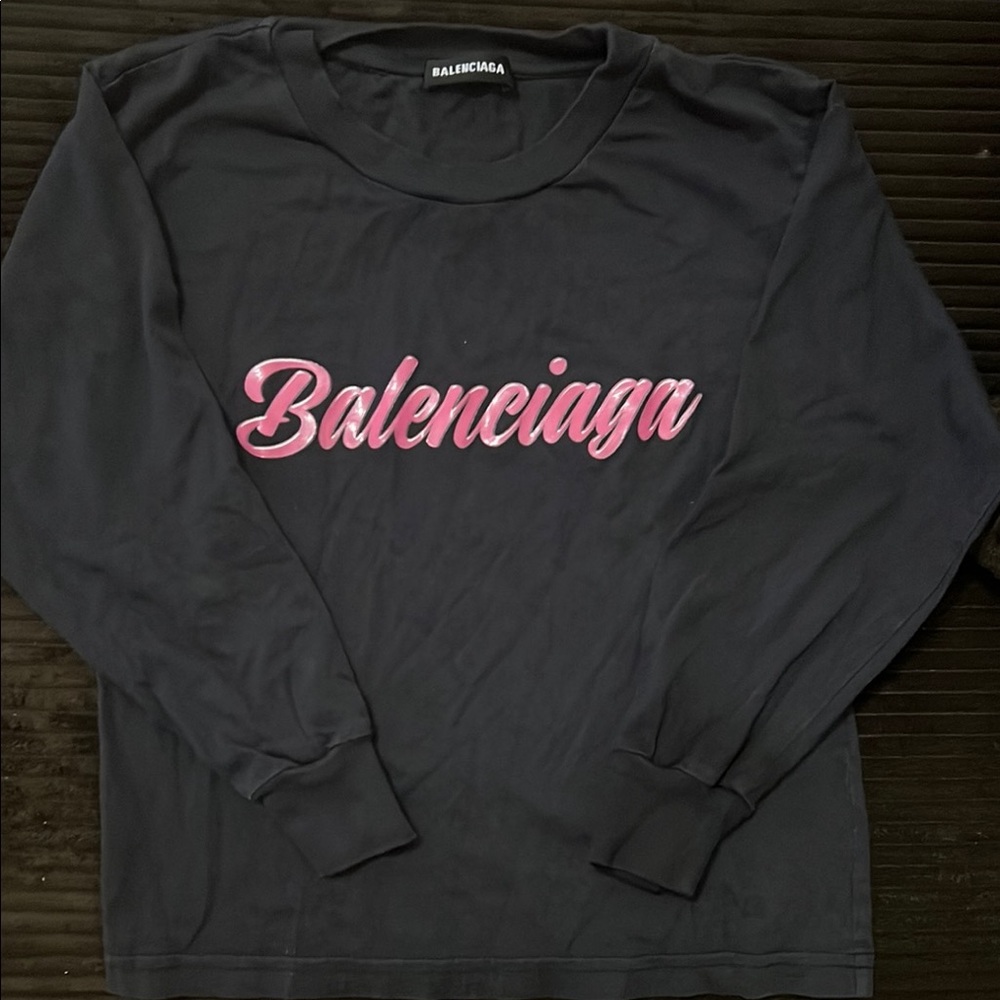 Balenciaga Men's Black Shirt
